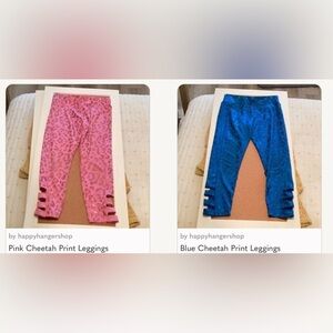 Cheetah Print Leggings Set